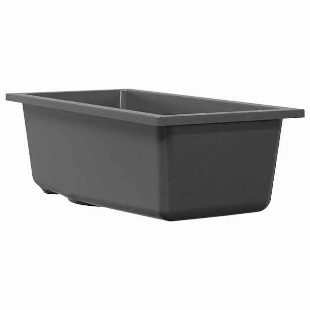 vidaXL Kuchyňský dřez Šedá 21 x 44 x 14 cm Žula