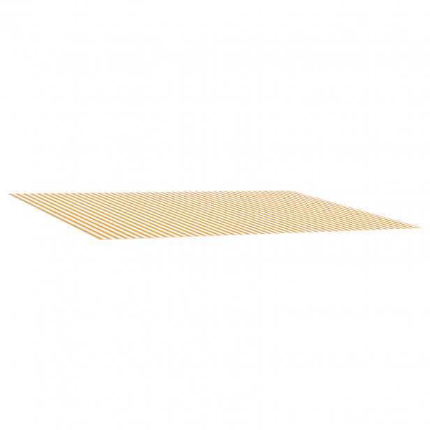 vidaXL Náhradní látka na markýzu Žlutá a bílá 600 × 300 cm Polyester
