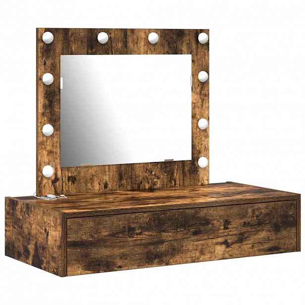 vidaXL Kosmetický stůl Hnědá 83 x 40 x 70 cm Kompozitní dřevo