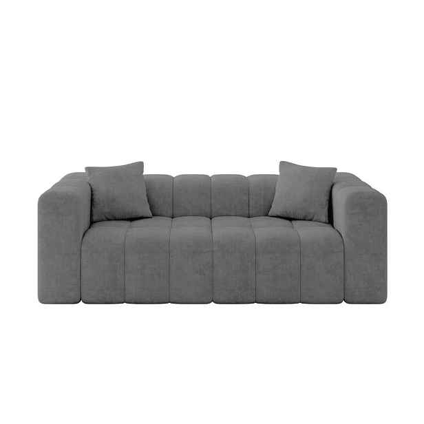 ALTDECOR POHOVKA 2-MÍSTNÁ DONY-2 232x90x71 cm Šedá Velur