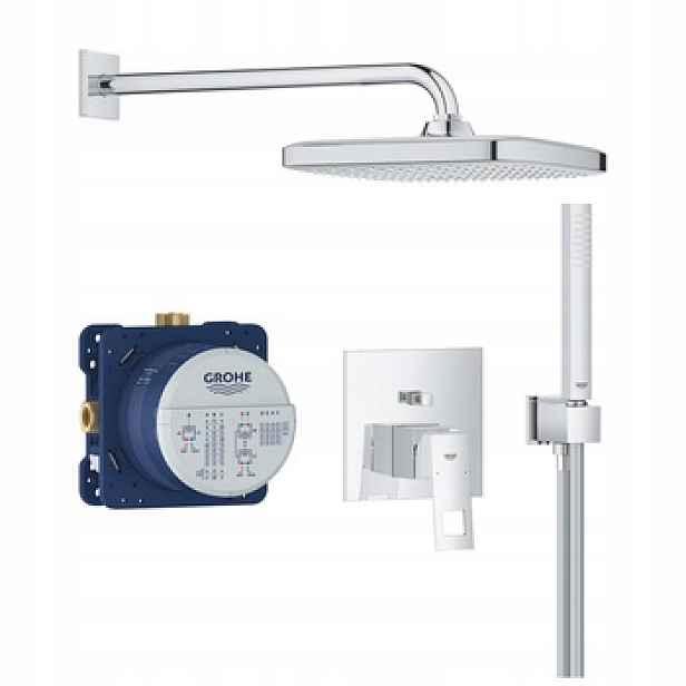 Grohe Sprchový Set Eurocube S Dešťovou Sprchou Tempesta 250 Cube, Chrom