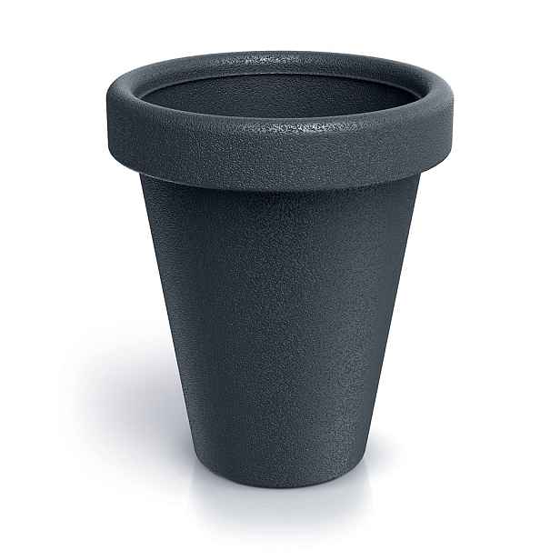 Prosperplast Plastový květináč ORIGINAL 39 cm antracitový matný