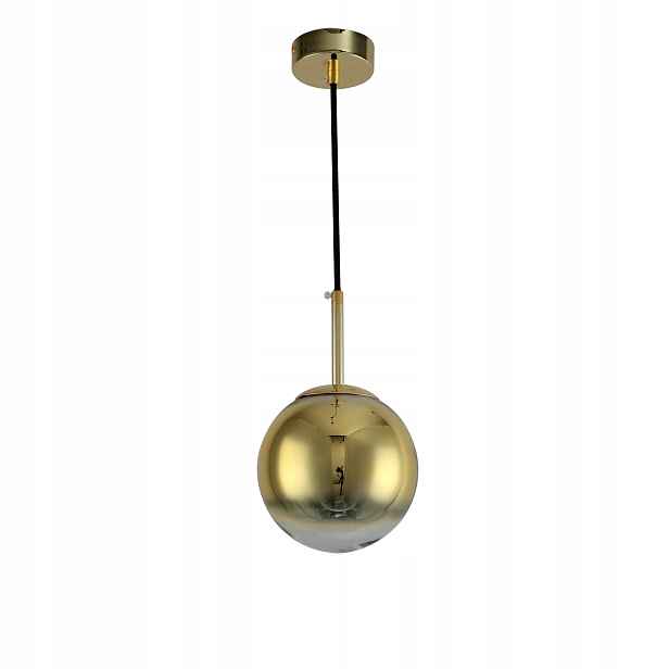 Závěsná lampa palla malá 1xE14 zlaté sklo Light Prestige