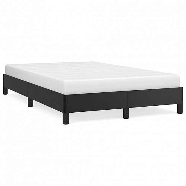 vidaXL Rám postele černý 120 x 200 cm umělá kůže
