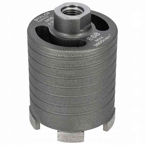 Korunkový Vrták Děrovačka Na Betonu 68 X 80 MM Turbo Segment M 16 Stalco