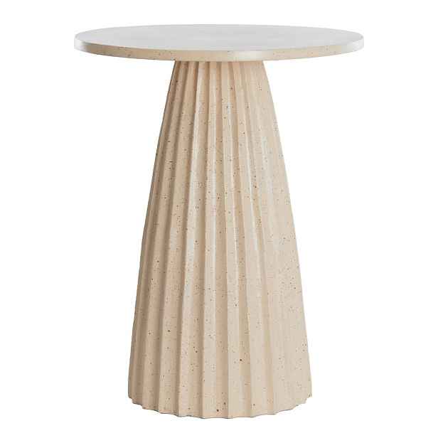 Kovový kulatý odkládací stolek ø 40 cm Veglia – Light & Living