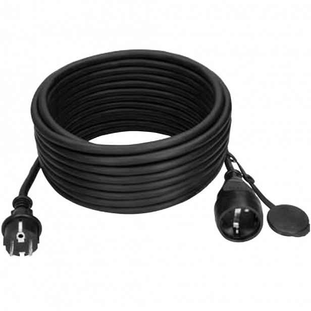Prodlužovací Kabel Gumová IP44 3x1,5 H05RR-F Jednozásuvková S/u Schuko 20 m Polský