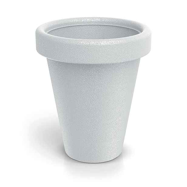 Prosperplast Plastový květináč ORIGINAL 39 cm bílý matný