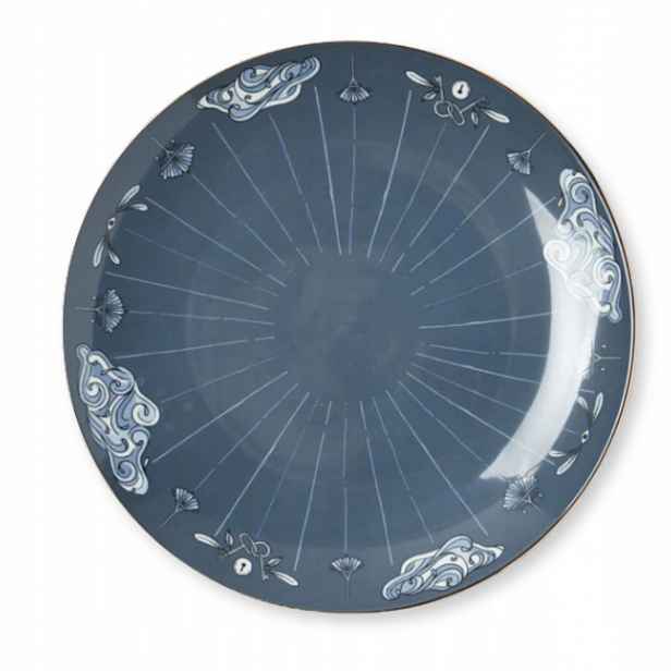 Servírovací talíř Westwing Mystic, ručně malovaná keramika, 31 cm