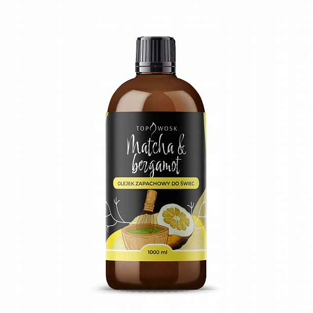 Vonný olej na svíčky Matcha and Bergamot 1000 ml