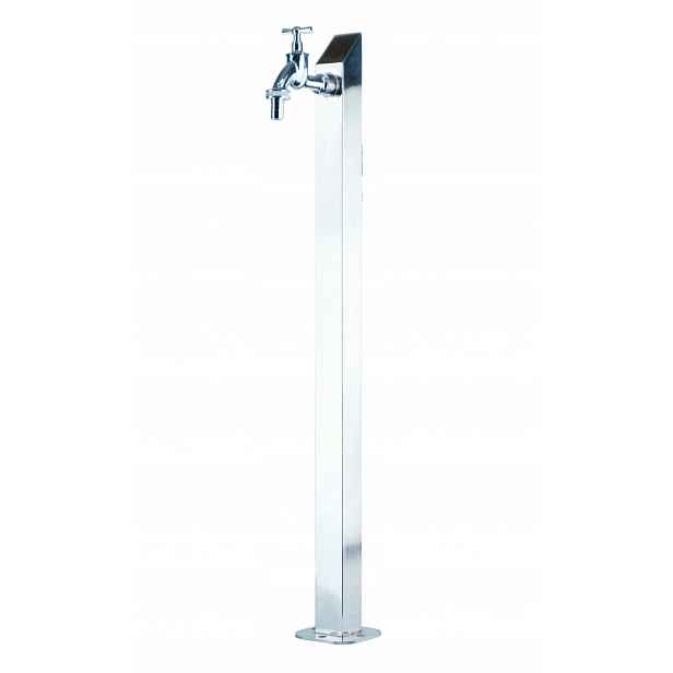 Zahradní Hydrant 70CM Inox, Čtverec '' Spodní 1/2