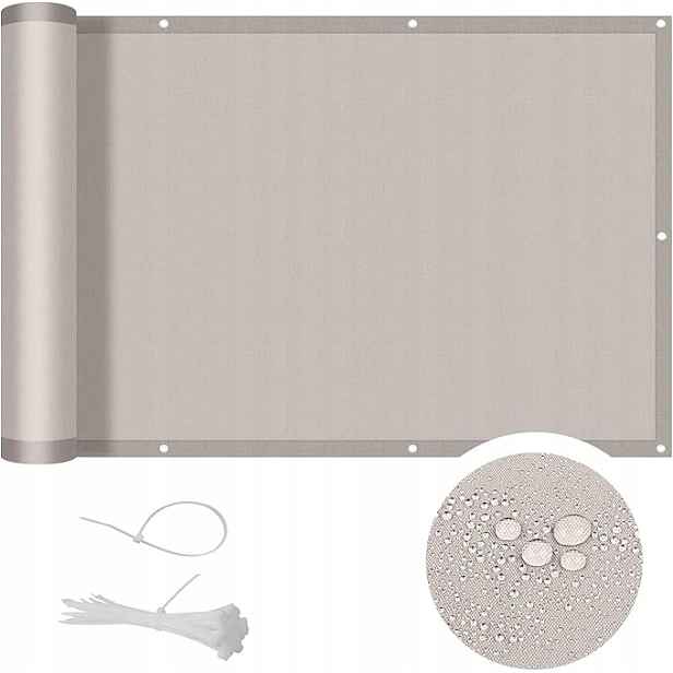 Balkonová krytka Terasa Uv ochrana před větrem 80 x 800 cm 0,8 x 8 m