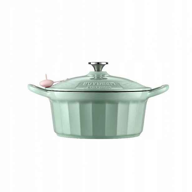 Buydeem Smaltovaná litinová nádoba 3,9 l, CP551, Cozy Greenish