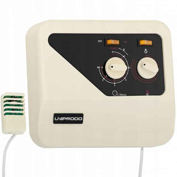 Ovládací panel regulátoru pro saunu Tco 400 V 3 N