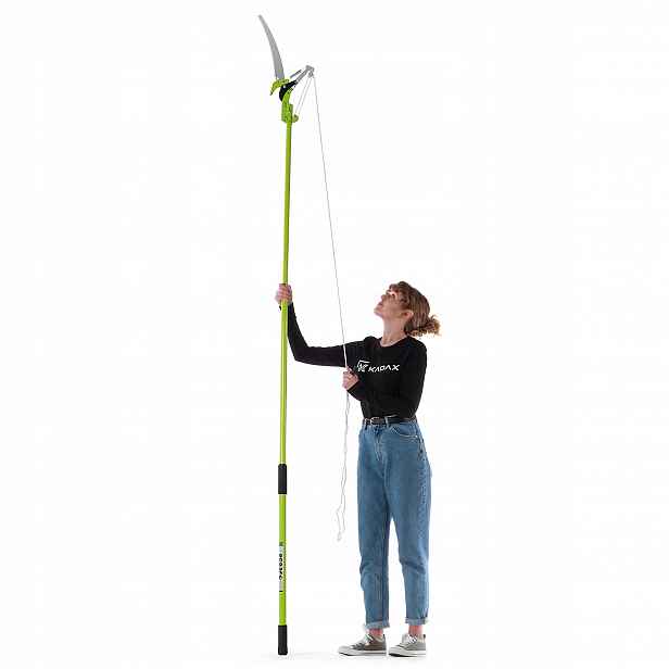 Teleskopová Pila S Řezákem Na Násadě Pro Větve A Stromy, Délka 142-287 CM