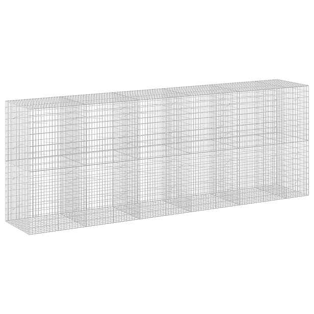 vidaXL Gabion s drátem 5 mm a síťkou 5x10 cm 550x100x200 cm