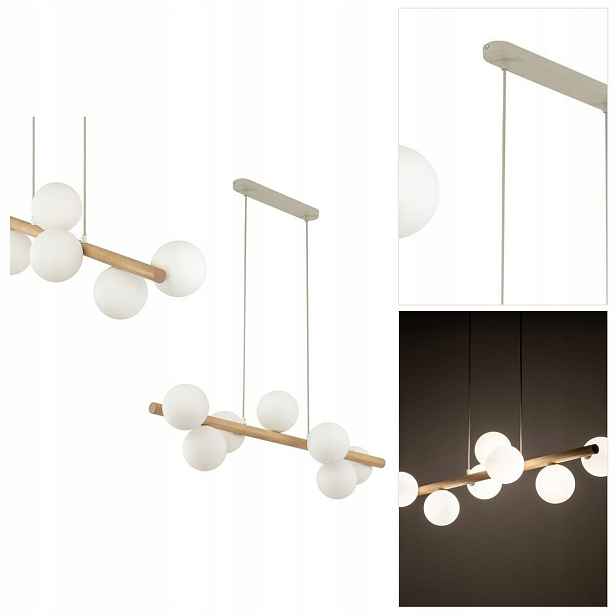 Závěsná lampa Estera bílá, moderní design nad jídelní stůl Tk Lighting