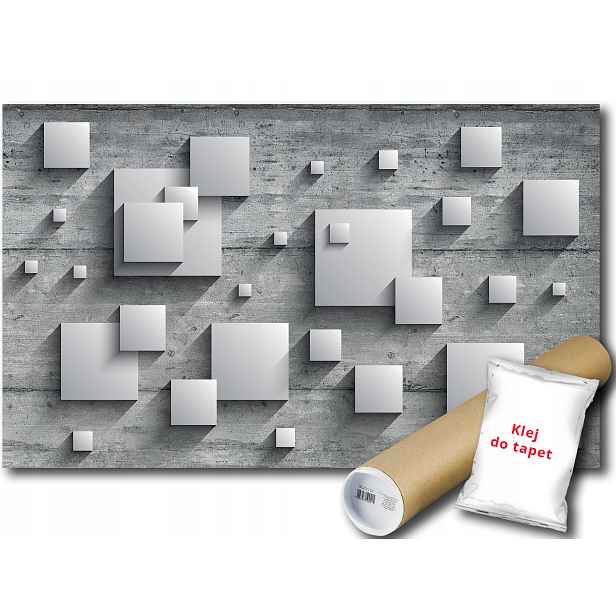 3D Fototapeta Čtverce 10A V8 368x254 F3030