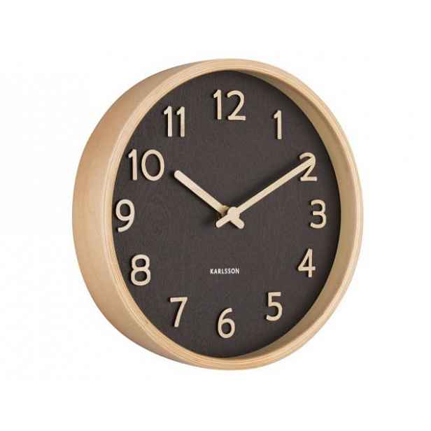 Designové nástěnné hodiny 5851BK Karlsson 22cm