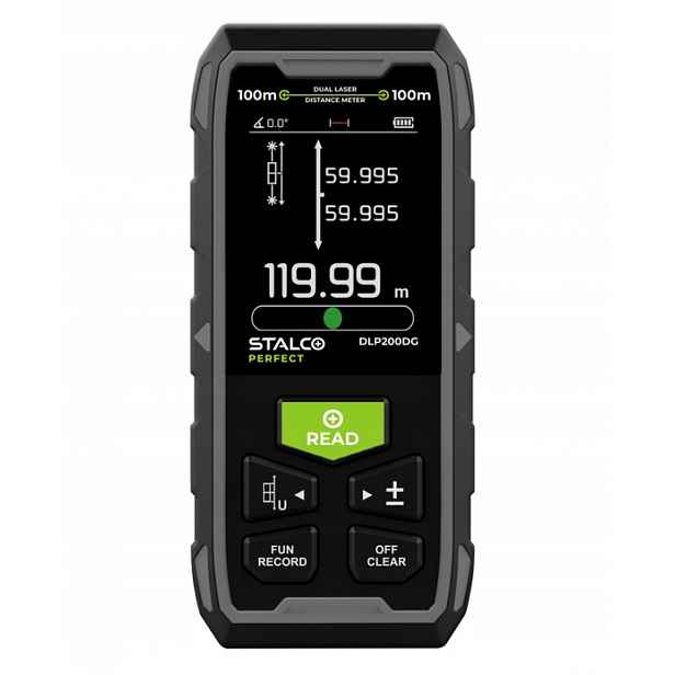Dvousměrový laserový dálkoměr DLP200DG 2x100 m Stalco Perfect S058298004