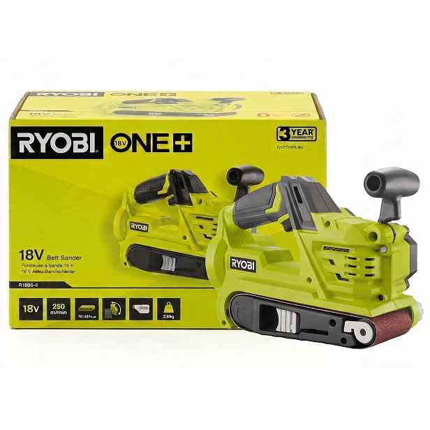 R18BS-0 Akumulátorová pásová bruska 18V One+ Ryobi
