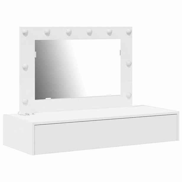 vidaXL Kosmetický stůl Bílá 100 x 40 x 70 cm Kompozitní dřevo