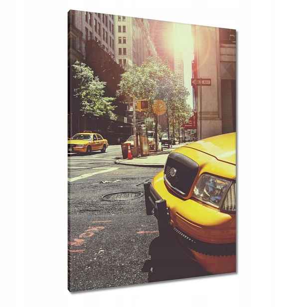 Obrazy 70x100 Žluté taxíky Taxi Taksi