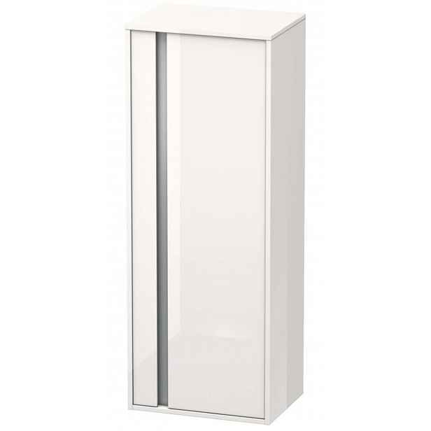 Duravit Ketho - Skříňka vysoká 132x50x36 cm, pravá, lesklá bílá KT1267R2222