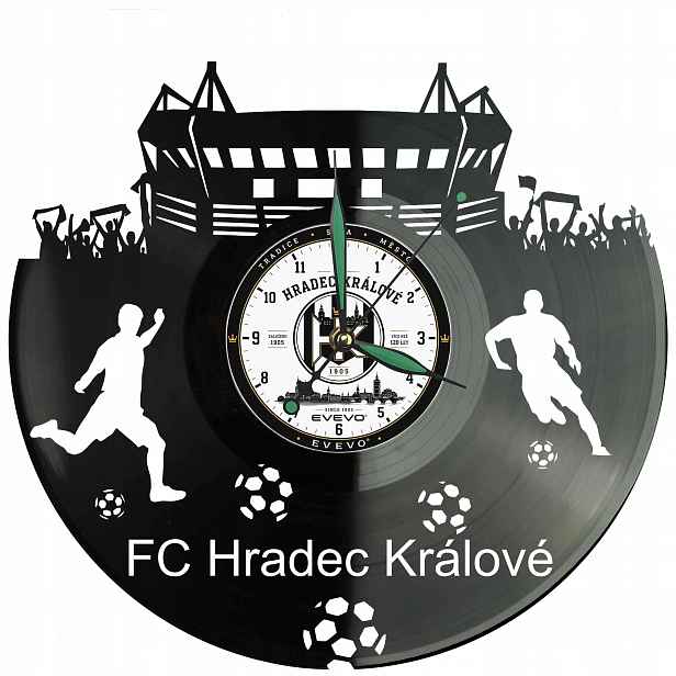 Fc Hradec Králové Nápad na Dárek Nástěnná Dekorace z vinylové desky