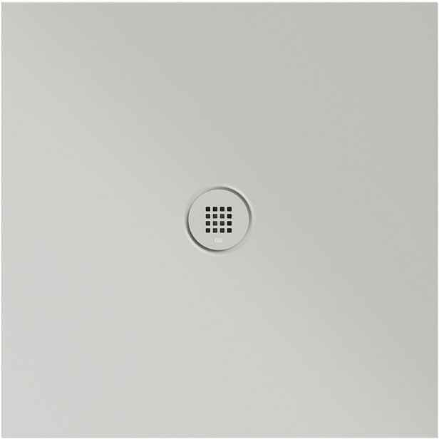 GSI Keramická sprchová vanička, čtverec 80x80x2cm, cenere mat