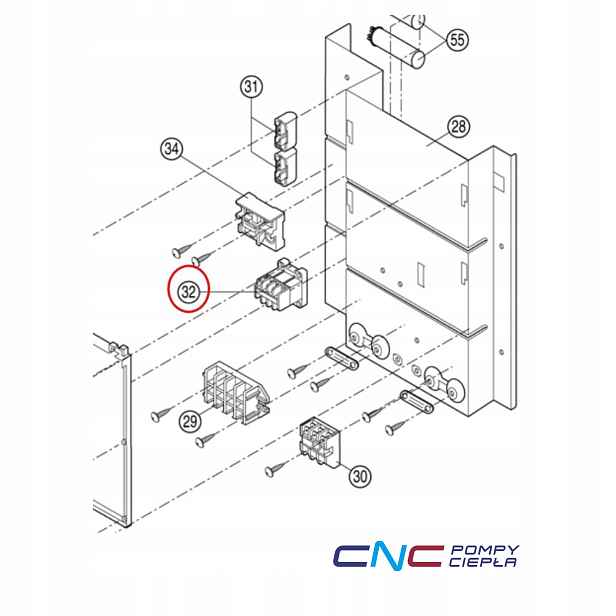 K6C3A8A00001 Relé Electro Magnetic Switch pro jednu vnější stranu