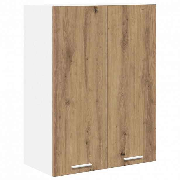 vidaXL Závěsná skříňka Artisanový dub 60 x 31 x 80 cm Kompozitní dřevo