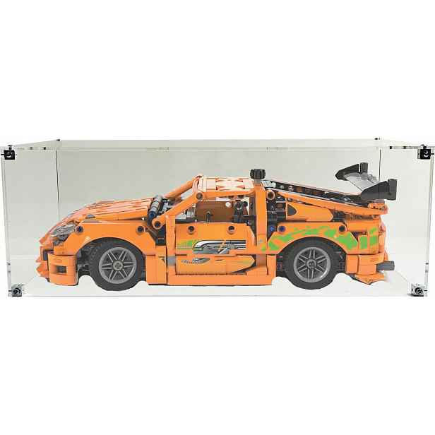 Vitrína Drewlandia pro sadu Lego 42204 Fast and Furious Toyota Supra MK4