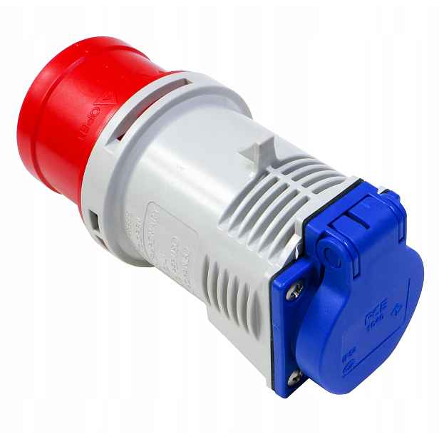 adaptér silová zásuvka 5P 16A adaptér 230V