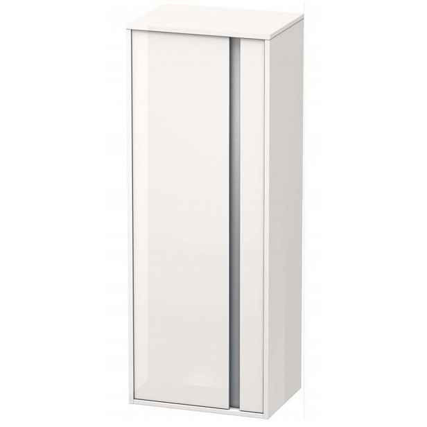 Duravit Ketho - Skříňka vysoká 132x50x36 cm, levá, lesklá bílá KT1267L2222