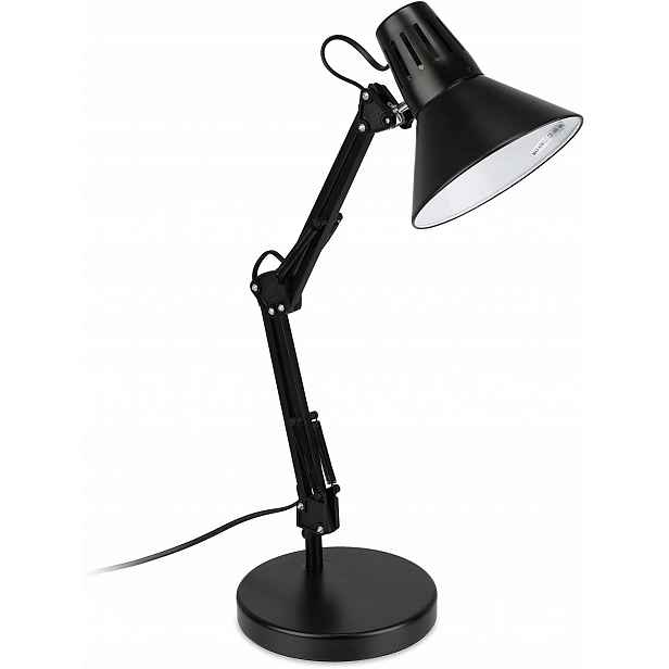 Stolní lampa Relaxdays Retro černá 40 W