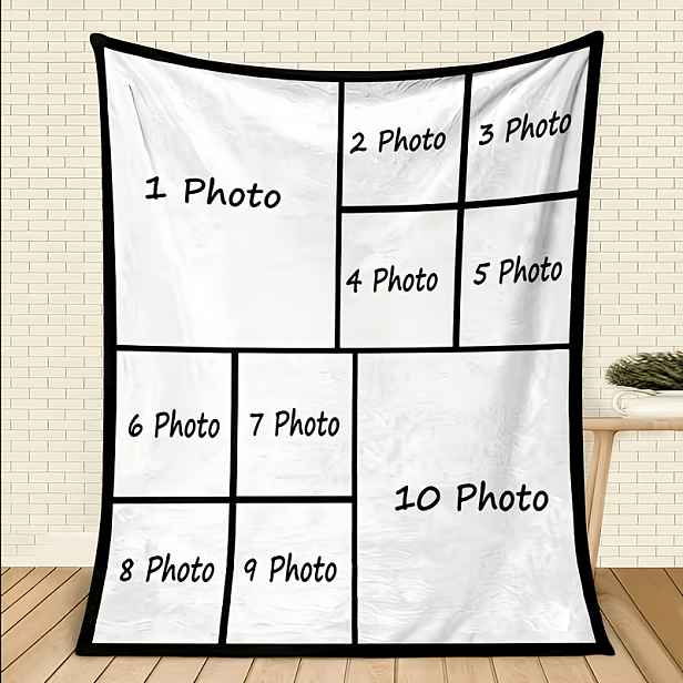 TEMU [Přizpůsobení] 1ks Personalizovaná s fotografií, extra měkká s vlastním potiskem, s fotografií s vysokým rozlišením, pohodlná na míru. Vlastní