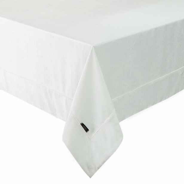 Ubrus 145x220 Velvet bílý velurový