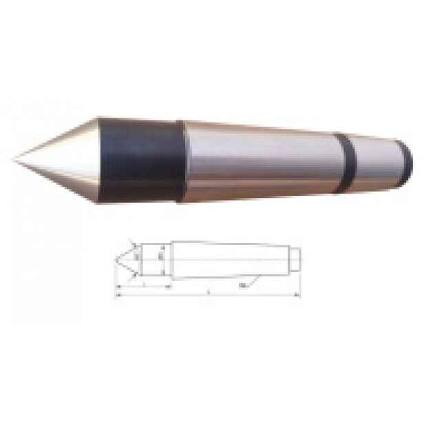 Upínací hrot s vrcholovým úhlem 60° 243310 MK3