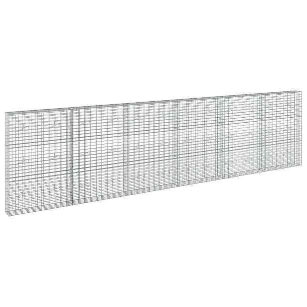 vidaXL Gabion s drátem 5 mm a síťkou 5x10 cm 600x20x150 cm