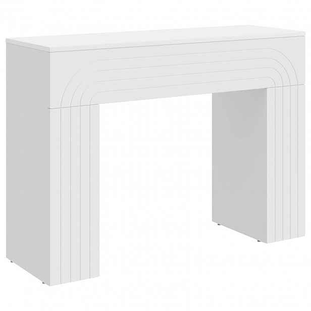 vidaXL Konferenční stolek Bílá 102 x 35 x 75 cm Kompozitní dřevo