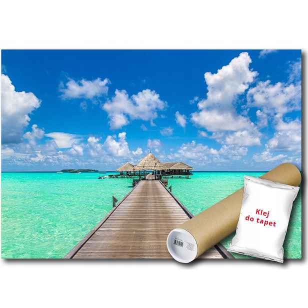 Vinylová Fototapeta Pláž Ocean Tropiki 152x104