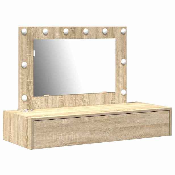 vidaXL Kosmetický stůl Hnědá 100 x 40 x 70 cm Kompozitní dřevo