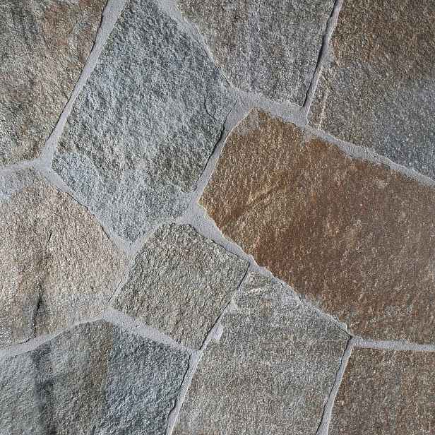 Dlažba kamenná DEKSTONE Q 102 Quarzite Luserna Red kvarcit přírodní 4–7 ks/m2