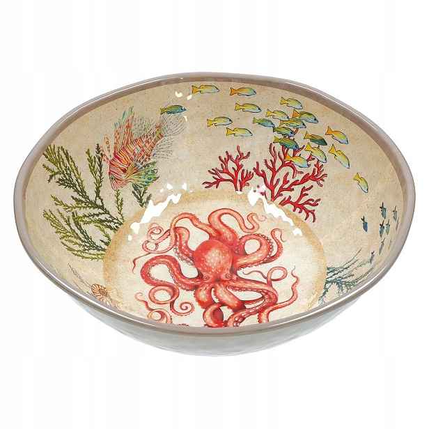 Miska na salát 36 cm melaminová Rose and Tulipani Sea Life zahradní