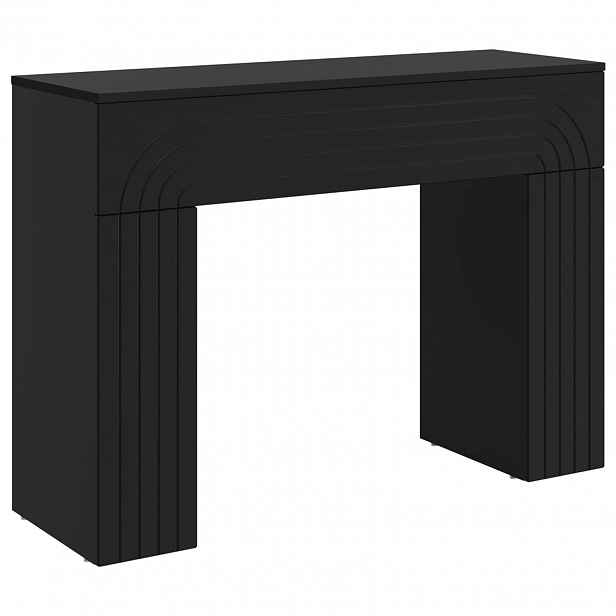 vidaXL Konferenční stolek Černá 102 x 35 x 75 cm Kompozitní dřevo