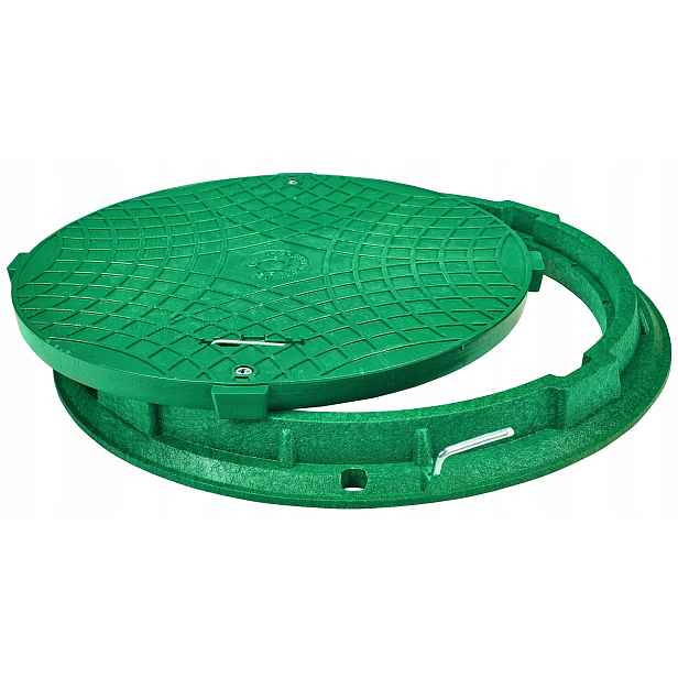 Kryt Poklopu Do Žumpy Šachty 75/60 CM Zámek