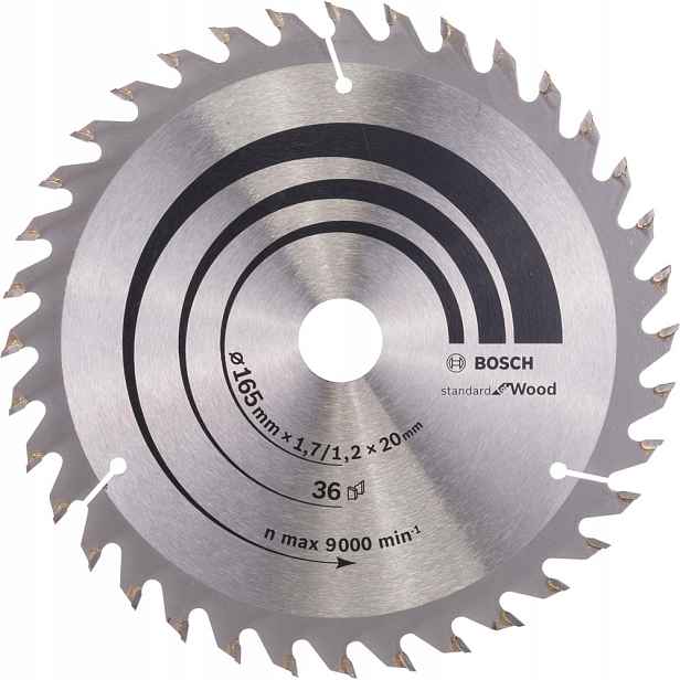 Pila kotoučová Optiline Wood na dřevo pro stolní pilu 165 x 20 mm Bosch
