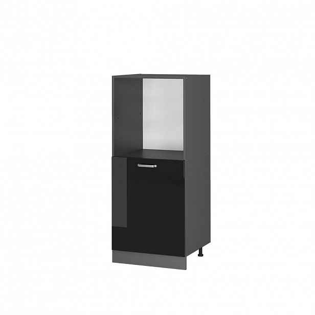 Vicco SKŘÍŇKA NA VESTAVĚNOU TROUBU R-Line Černý vysoký lesk 60 cm