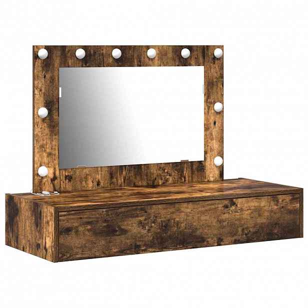vidaXL Kosmetický stůl Hnědá 100 x 40 x 70 cm Kompozitní dřevo